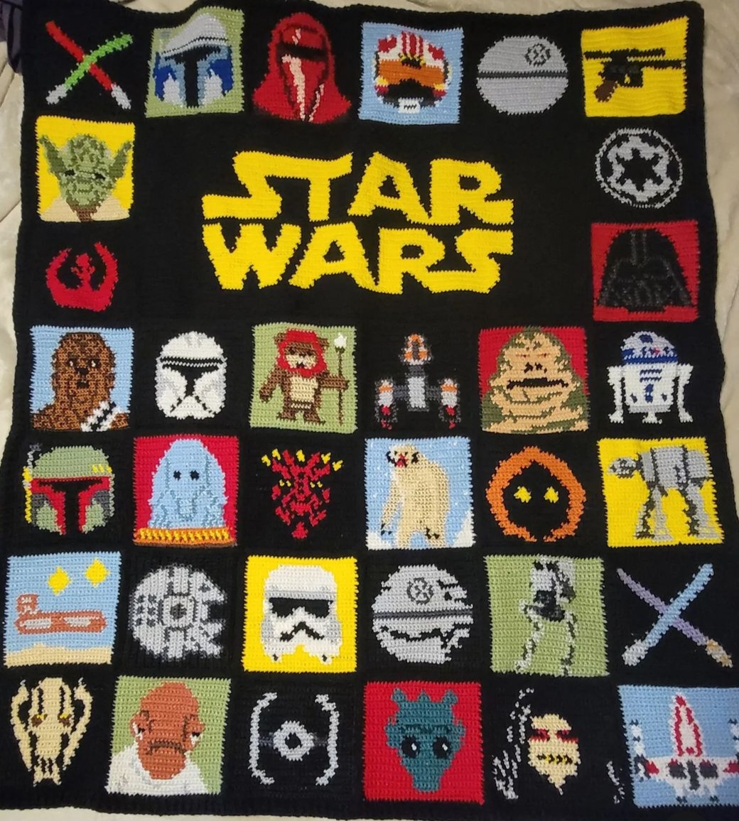 Star Wars Crochet Blanket